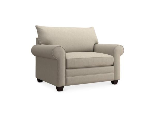Alexander Roll Arm Chair and a Half Chairs Bassett Furniture
