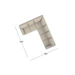 Everyday Value Alexander Roll Arm Large L Sectional - Image 2