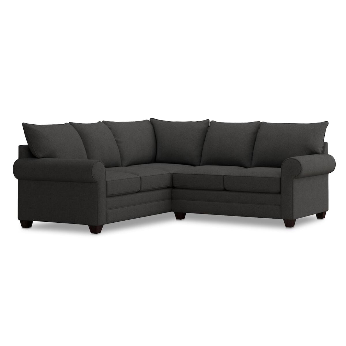 Everyday Value Alexander Roll Arm Small L Sectional – Marty Rae's ...