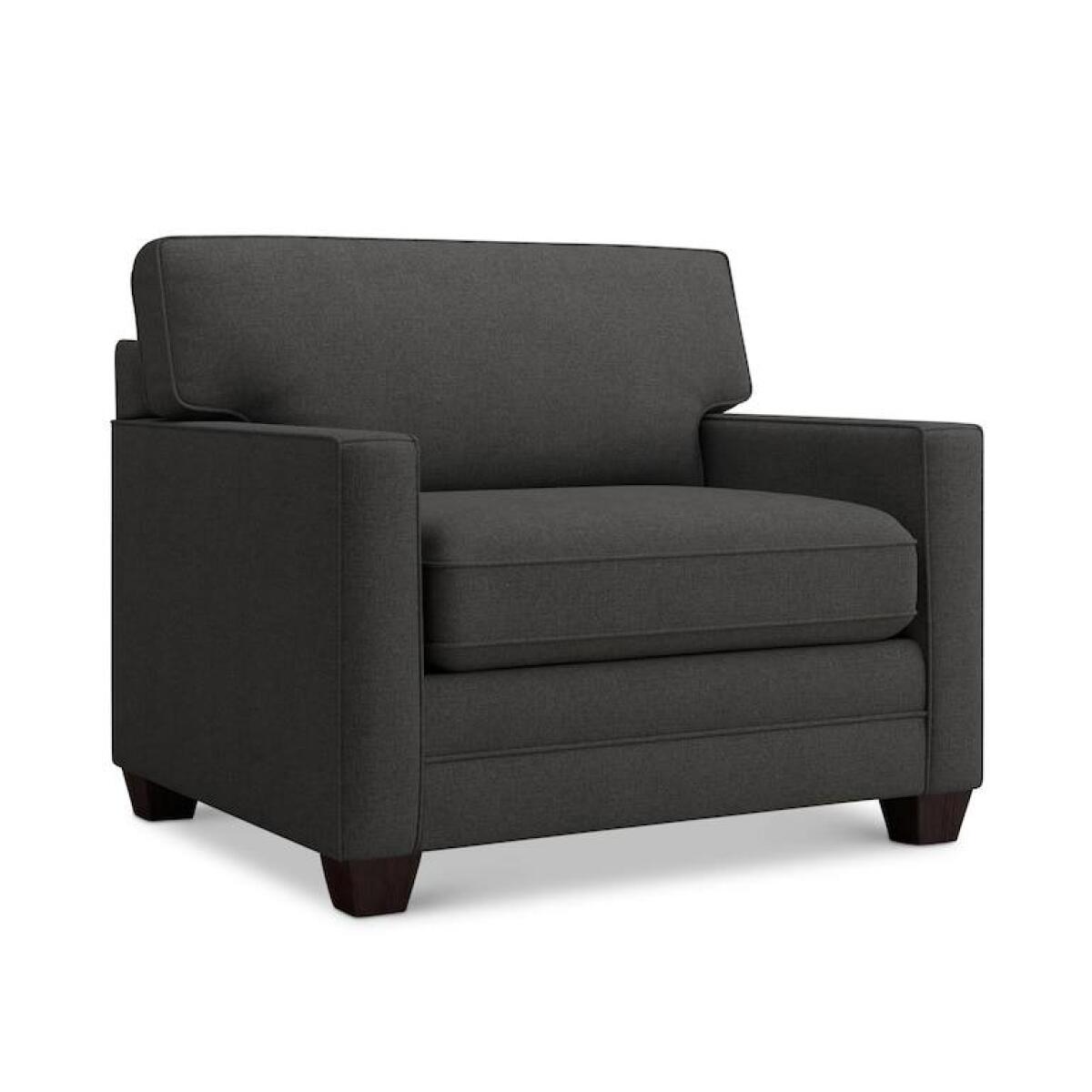 Alexander Track Arm Chair and a Half Chairs Bassett Furniture 3