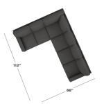 Alexander Track Arm Large L Sectional - Image 3