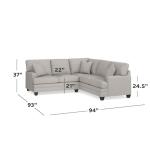 Carolina Sock Arm U-Shaped Sectional - Image 3