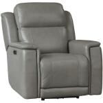Club Level Conover Light Gray Wallsaver Recliner with Power