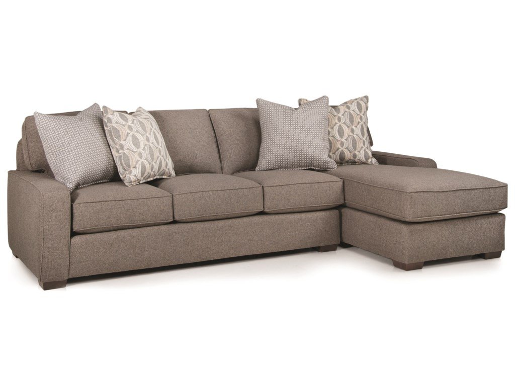 Smith Brothers Build Your Own (8000 Series) Casual 4 Seat Sectional with Right Chaise - Image 1