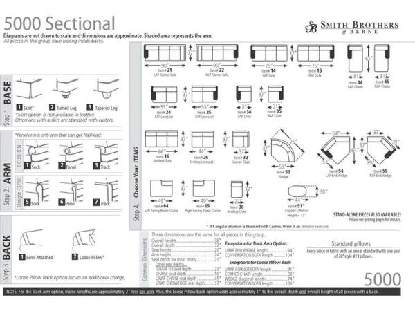 5000 Series Customizable Sectional - Image 2