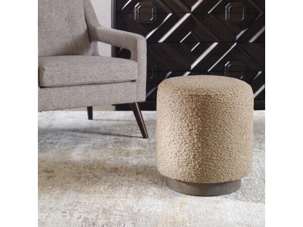 Avila Latte Round Ottoman 23714 - Image 2