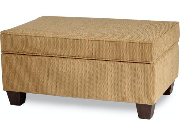 900-61 Storage Ottoman With Tapered Leg Ottomans & Poufs Customizable
