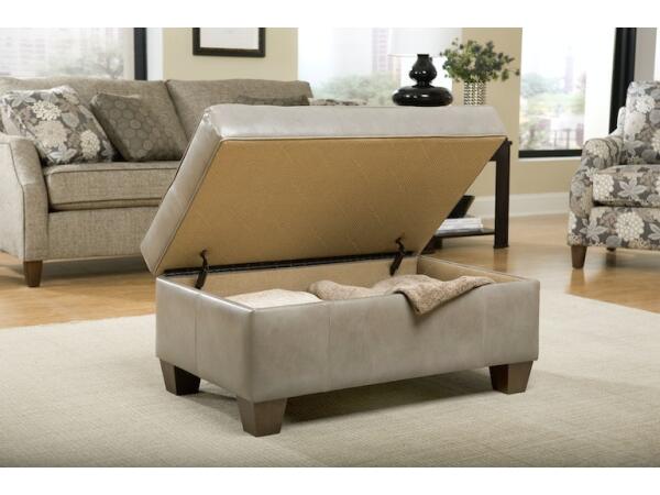 900-61 Storage Ottoman With Tapered Leg - Image 3