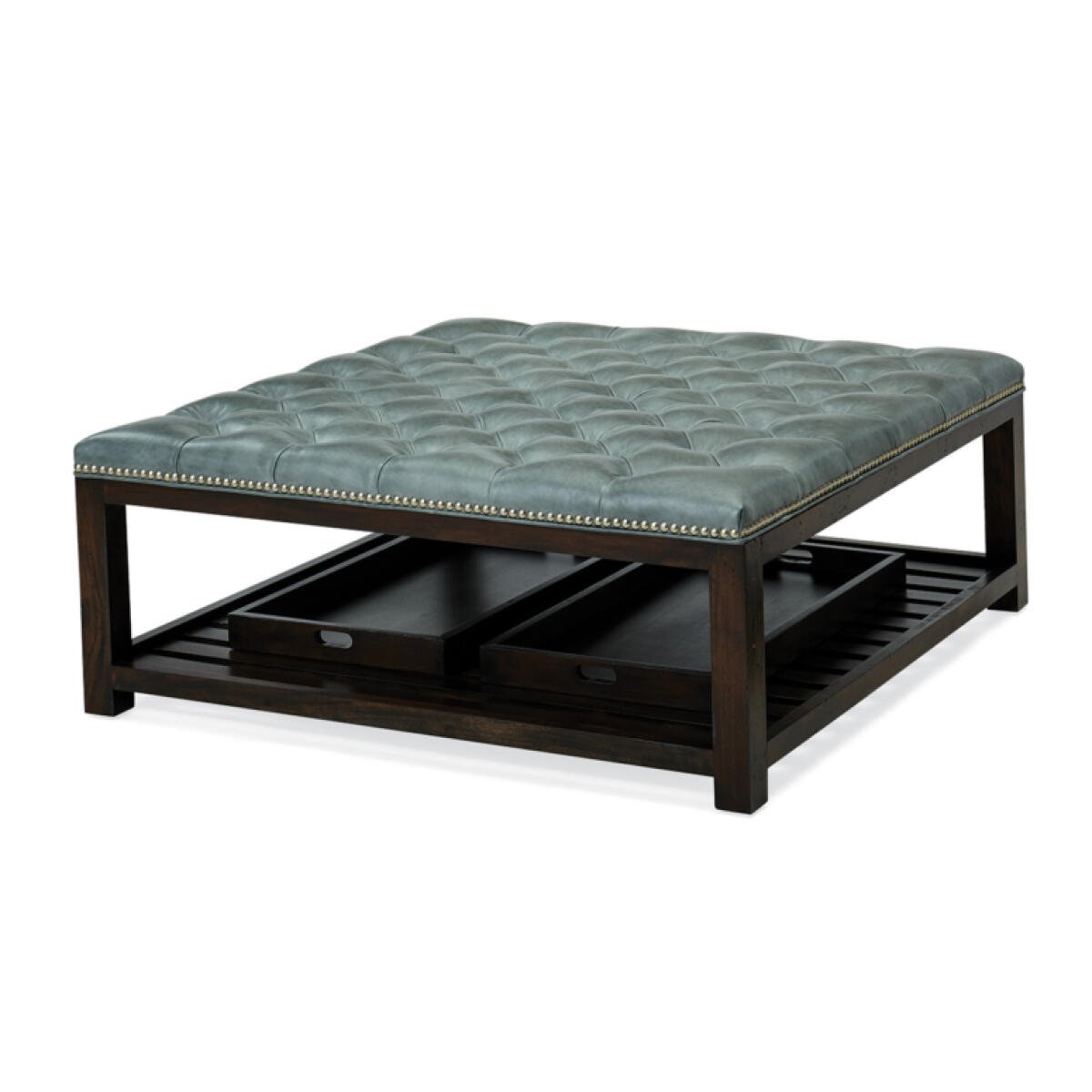 Rand Square Tufted Ottoman Ottomans & Poufs Massoud Furniture 2