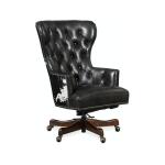 Katherine Executive Swivel Tilt Chair w/ Black & White HOH