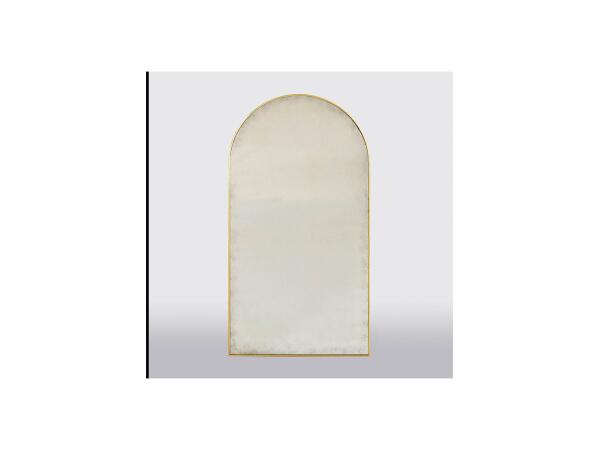 Gold Leaf Arched Mirror Mirrors Oliver Home Furnishings