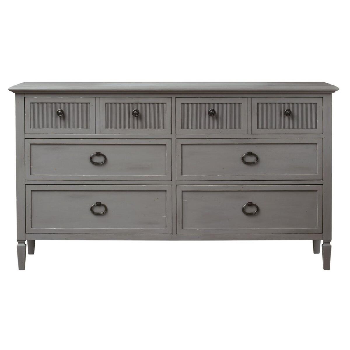Shoreline Dresser in Ocean Grey Dressers Bassett Furniture 4