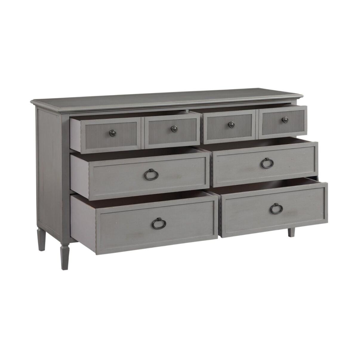Shoreline Dresser in Ocean Grey Dressers Bassett Furniture 6