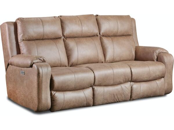 Contour Power Headrest Double Reclining Sofa Sofas Customizable