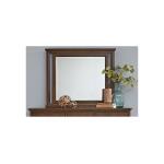 Transitional Rustic Landscape Mirror