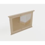 Longmeadow Mirror Light Brown