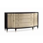 Classic Opposites Attract - Black And Gold Sideboard - Image 2