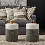 Hieroglyphics Garden Stool - Image 2
