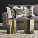Graph Garden Stool - Green - Image 3