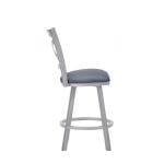 Edmonton Swivel Stool with Back - Image 3