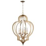 Vertigo Chandelier Silver Leaf Medium