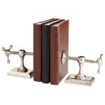 Hot & Cold Bookends | Nickel