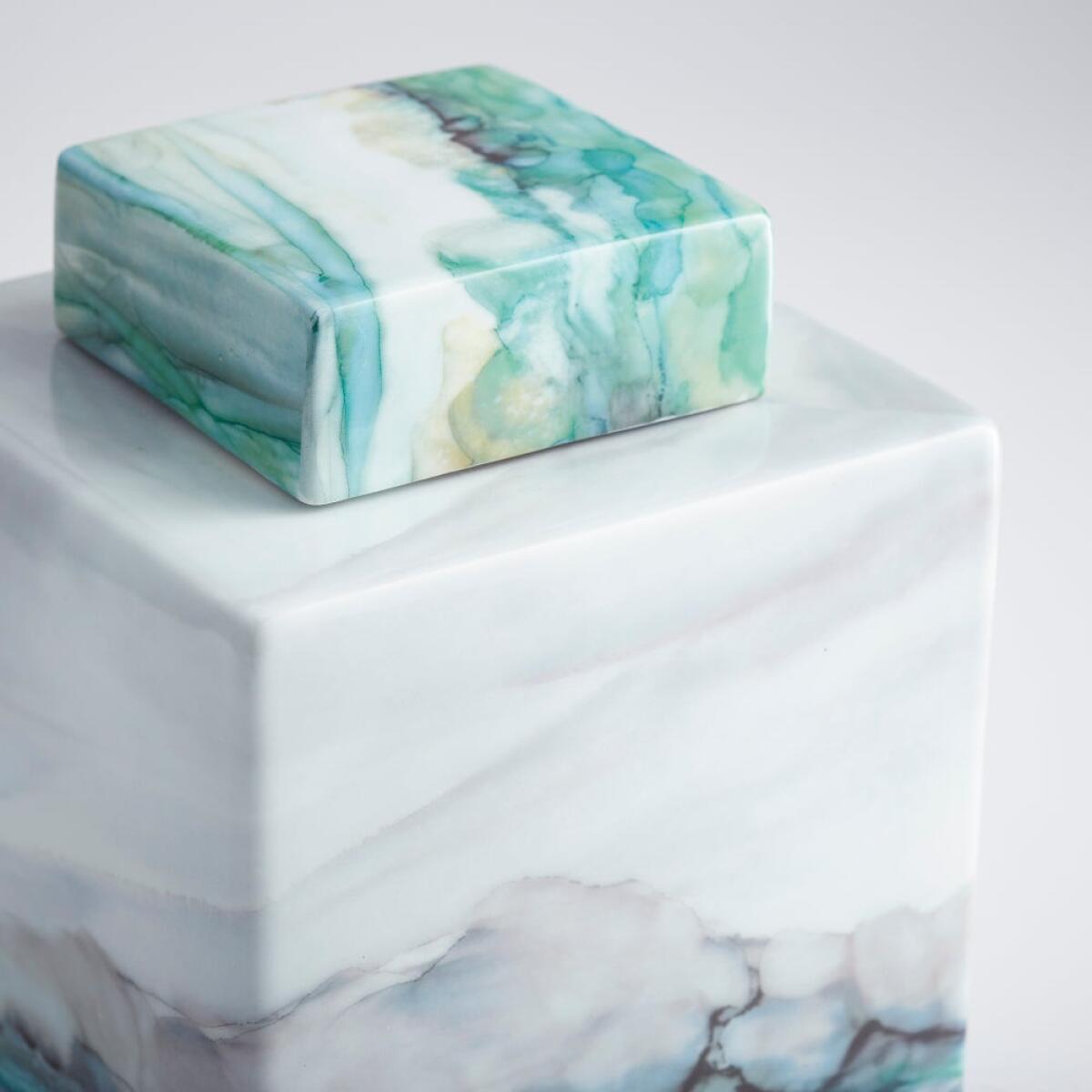 Amal Gamation Container | Multi Colored – Small Accessories Cyan Design 6