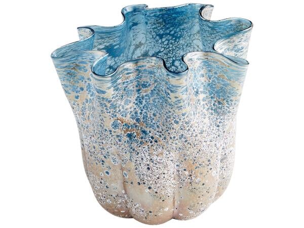 Meduse Vase | Blue – Medium Accessories Cyan Design