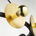 Artemis Chandelier Noir And Gold Leaf Large - Image 2