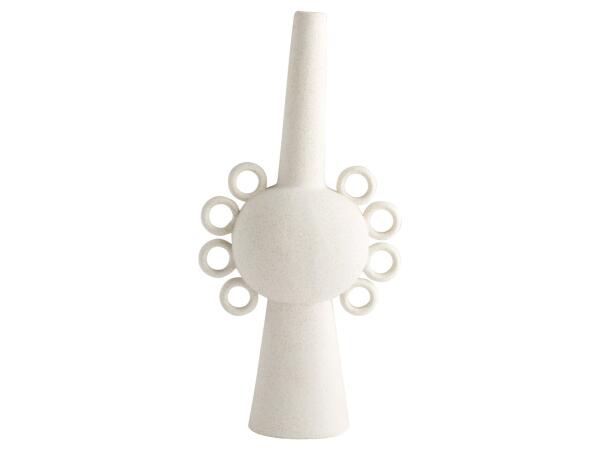 Ringlets Vase | White – Large Accessories Cyan Design
