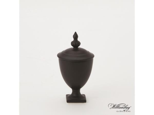 Beaufort Mini Urn-Matte Black Accessories Global Views