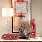 Confetti Shoulder Vase-Black/Beige-Lg - Image 2