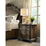 Hooker Furniture Bedroom Rhapsody Three Drawer Nightstand - Image 2