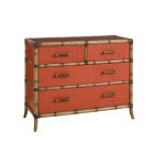Twin Palms Red Coral Chest