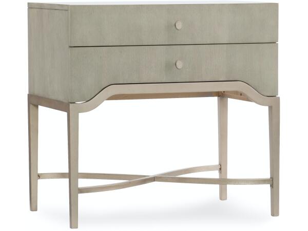 Hooker Furniture Bedroom Elixir Two-Drawer Nightstand Nightstands Hooker Furniture