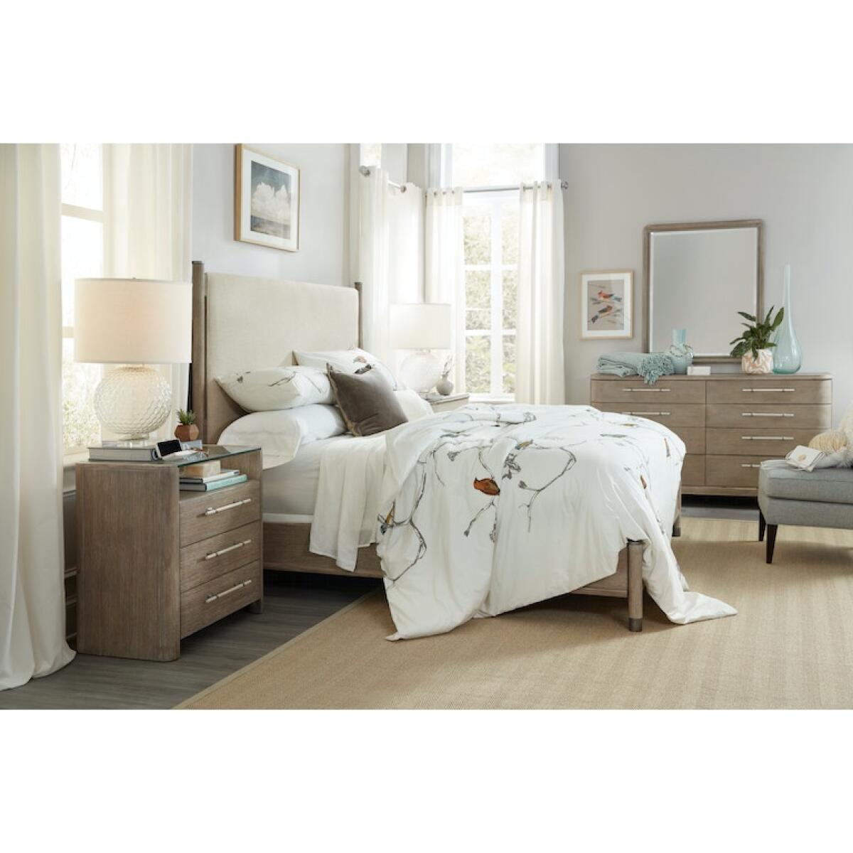 Affinity Queen Upholstered Bed Beds Hooker Furniture 4
