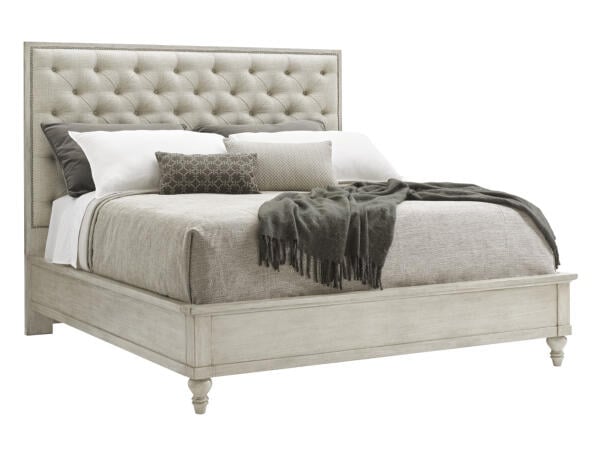 Sag Harbor Tufted Upholstered King Bed Beds Lexington