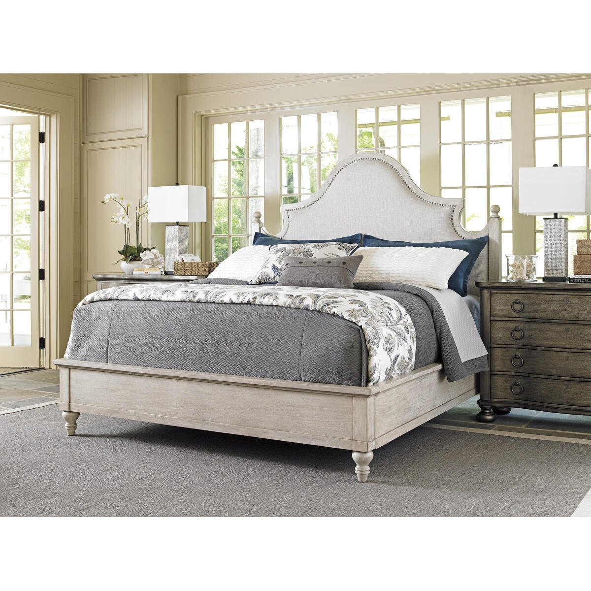 Arbor Hills Upholstered King Bed Beds Lexington 6