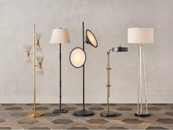 Novatude Gold Floor Lamp - Image 3