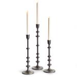 Abacus Taper Holders, Set of 3