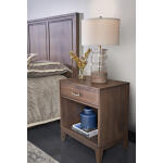 Champagne 1 Drawer Nightstand