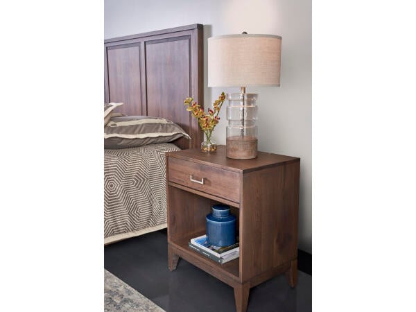 Champagne 1 Drawer Nightstand Nightstands Amish