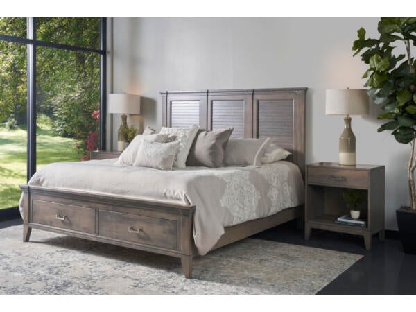 Crown Panel Bed Footboard Storage Beds Customizable