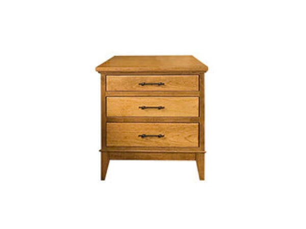 Cortland 3-Drawer Nightstand Nightstands Amish