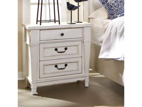 Stoney Creek Three Drawer Nightstand Nightstands Folio 21 Furniture