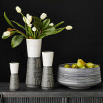Stacked Rings Bowl-Gray Large - Image 2