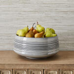 Stacked Rings Bowl-Gray Large - Image 3
