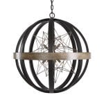 Polaris Chandelier Large Lighting Uttermost 5
