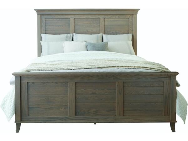 Tribeca Panel Bed with High Footboard Beds Customizable