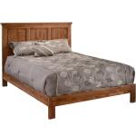 Alder Shaker Queen Raised Panel Bed